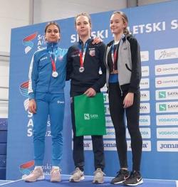 Milica Zanze, članica AK Maraton iz Sombora  vicešampionka Srbije